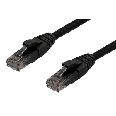0.5m RJ45 CAT6 Ethernet Network Cable | 10 Pack - Black – 4Cabling