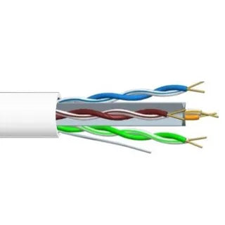 Garland Cat6 UTP Cable – 4 Pair, Solid 23AWG, 305m Box | TC500103 | Cross-Web Separator, UL Listed, 1000BaseT Rated, Blue Jacket