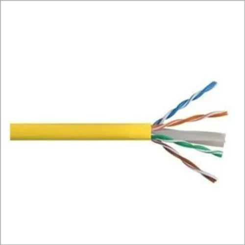 Garland Cat6A UTP Cable – 4 Pair Solid 23AWG, LSZH, Yellow – 305m Box