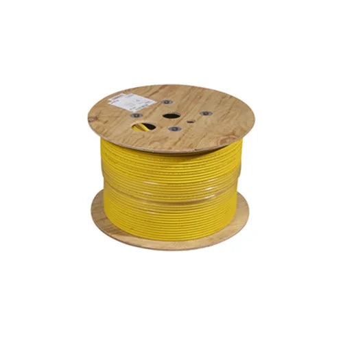Garland Cat6A UTP Cable – 4 Pair Solid 23AWG, LSZH, Yellow – 305m Box