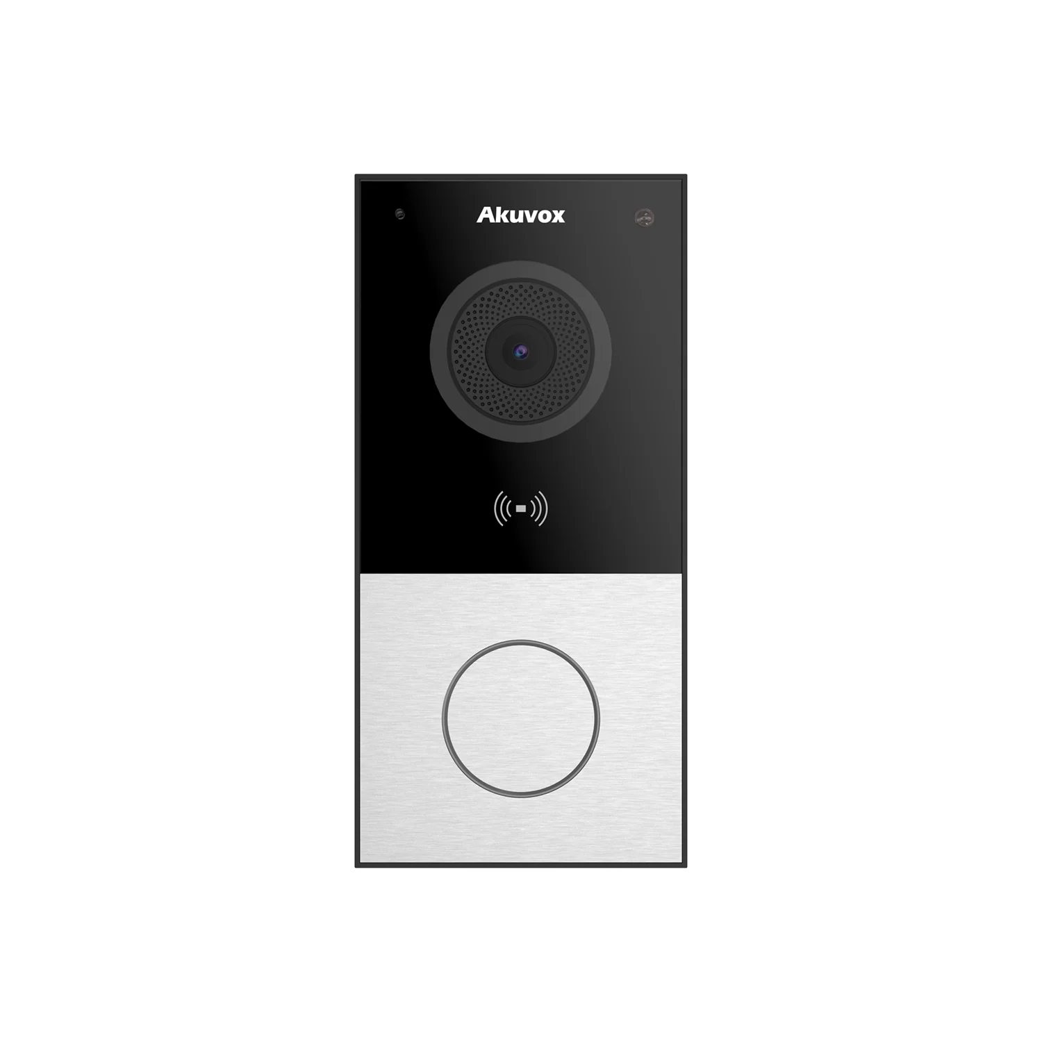 Akuvox E12S Single-Button IP Video Door Phone – 2MP Camera, SIP, RFID, NFC, Bluetooth, Mobile Access, IP65 Rated SKU:E12W-SEC