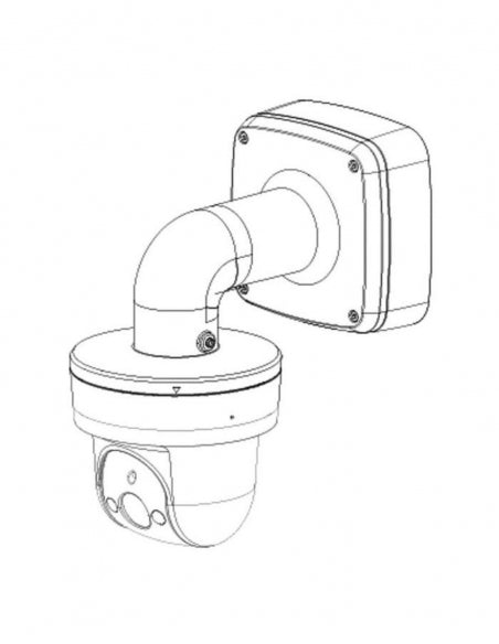DAHUA DH-PFB302S wall mount bracket with ip66 junction box suits speed dome ptz