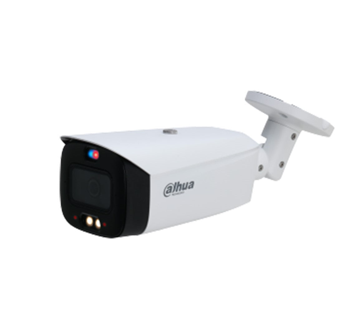 Dahua 6MP, Bullet Security Camera (White). TiOC 2.0, WizSense, Full-Colour, Active Deterence DH-IPC-HFW3649T1-AS-PV-ANZ