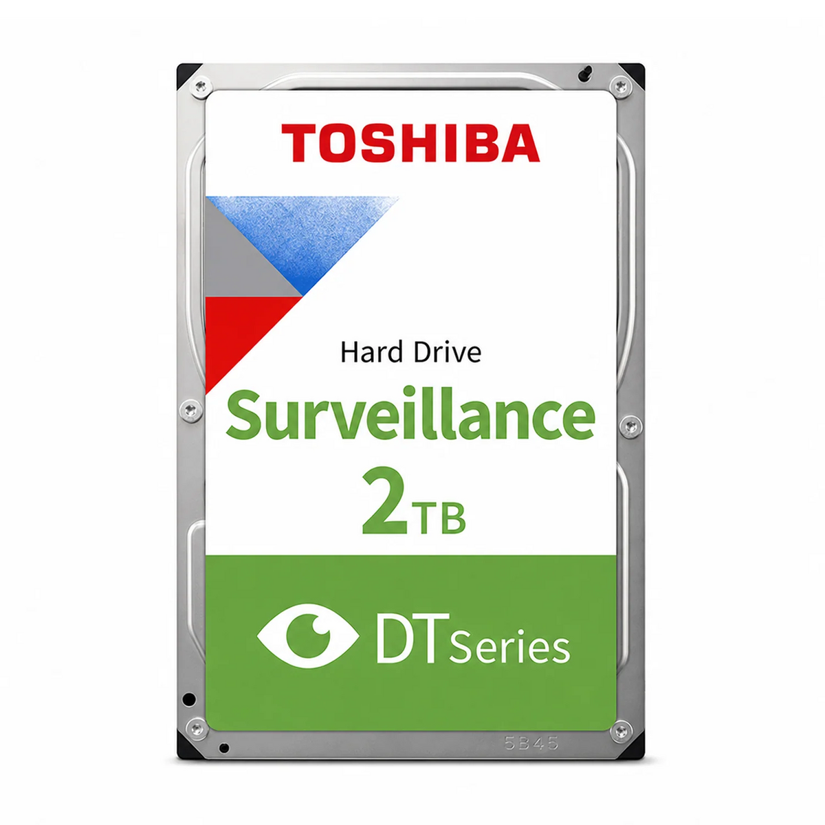 Toshiba DT02ABA200V 2TB Surveillance HDD – 3.5" SATA 6Gb/s 5400RPM 128MiB Cache, 24/7 Security Storage