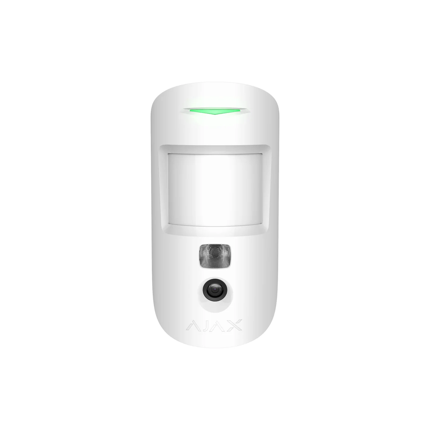 AJAX#119293 Ajax MotionCam HDR (PhOD) Jeweller Wireless Motion Detector with HDR Photo Verification – White / Black