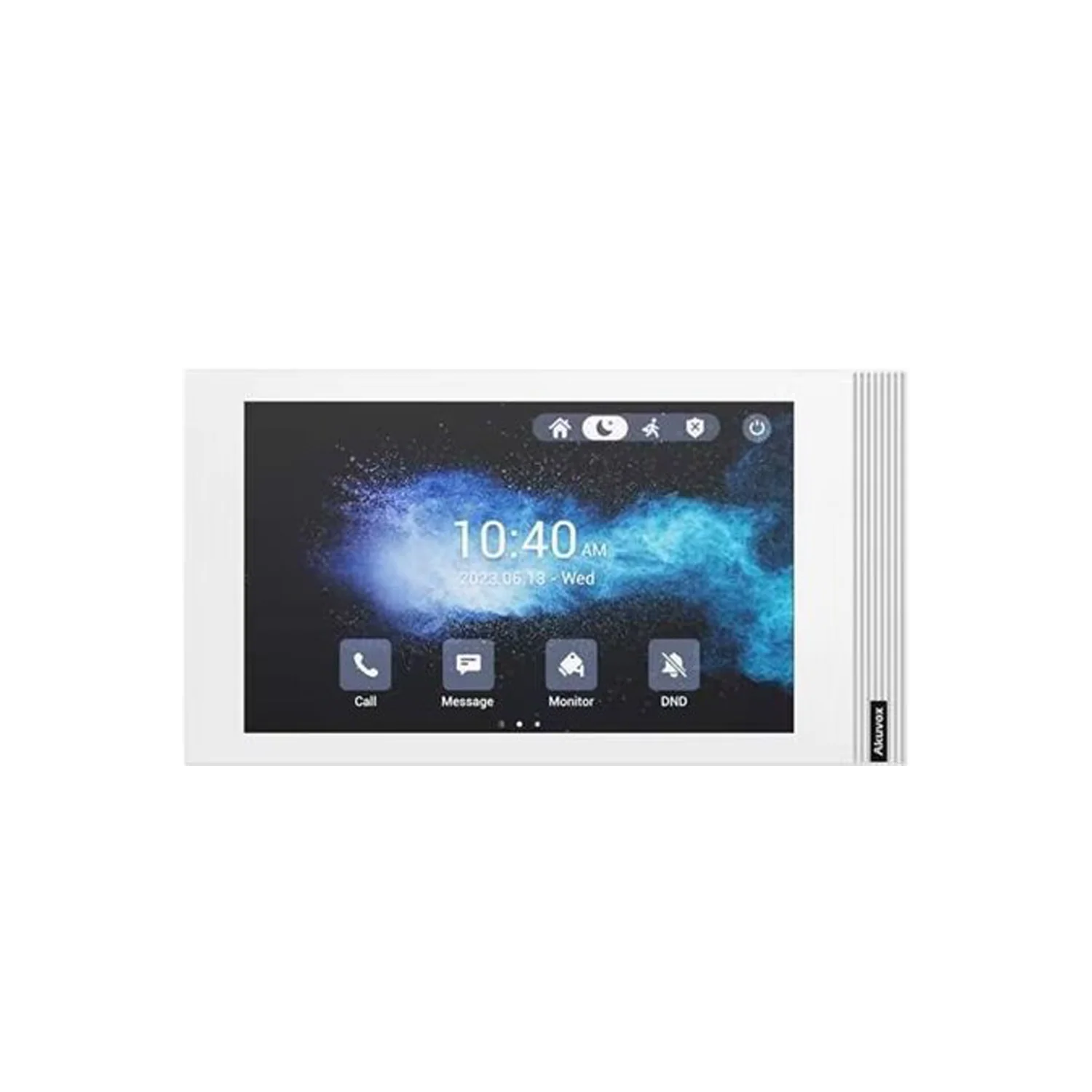 Akuvox S562W 7 Inch WiFi 6 Indoor Monitor, SIP Video Intercom Touch Screen Panel with PoE, Linux OS & Smart Home Integration Black/White