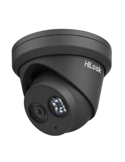 IPC‑T261H‑MU‑BLK 4CH Kit — 4 × 6 MP Fixed Turret Cameras + 4‑Channel NVR + 2 TB HDD, Deep‑Learning, PoE, IP67