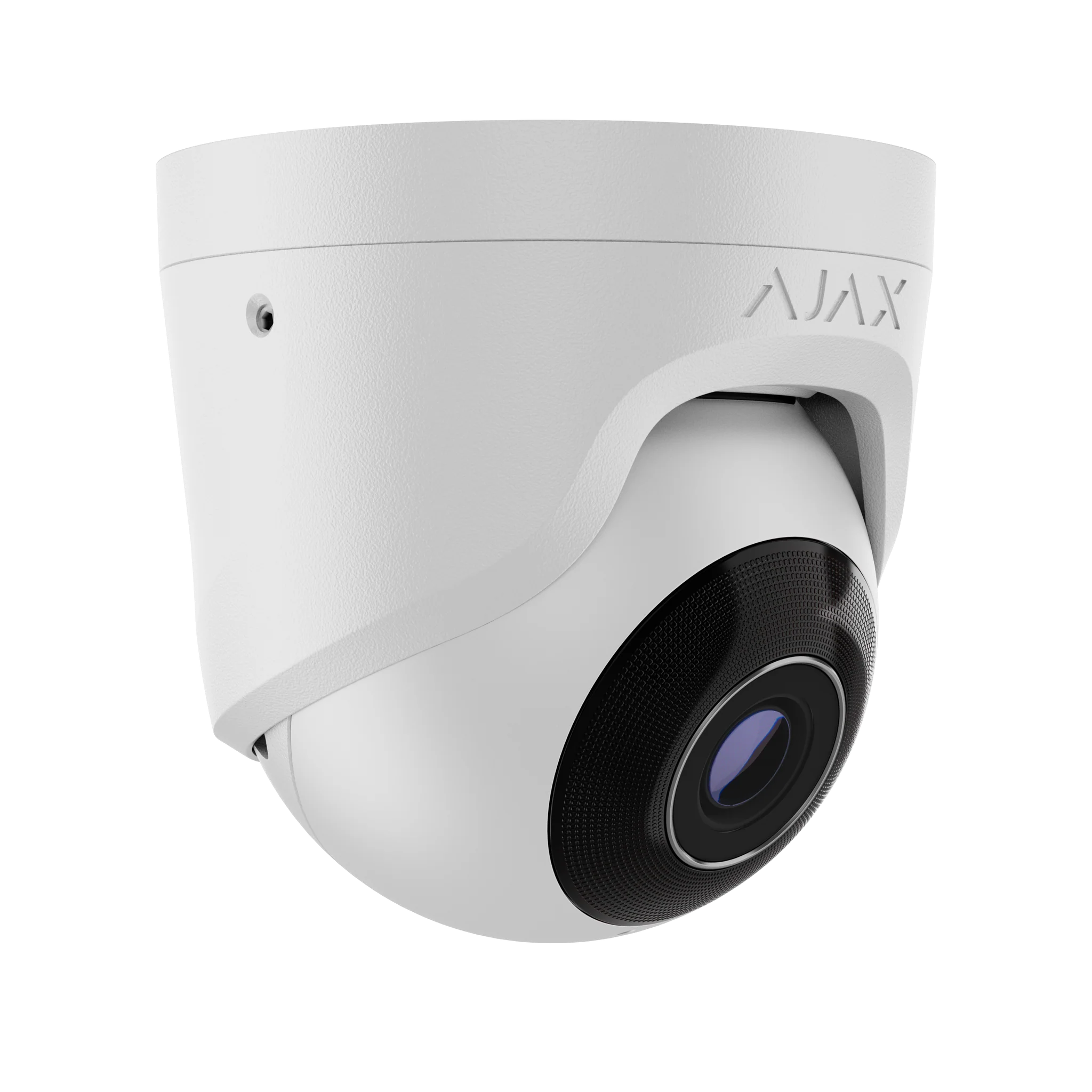 AJAX#64925 Ajax 5MP 4mm Turret IP Security Camera – White / Black