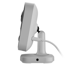 Ajax IndoorCam Wi-Fi security camera with AI detection, white and black color, designed for home security and monitoring.
