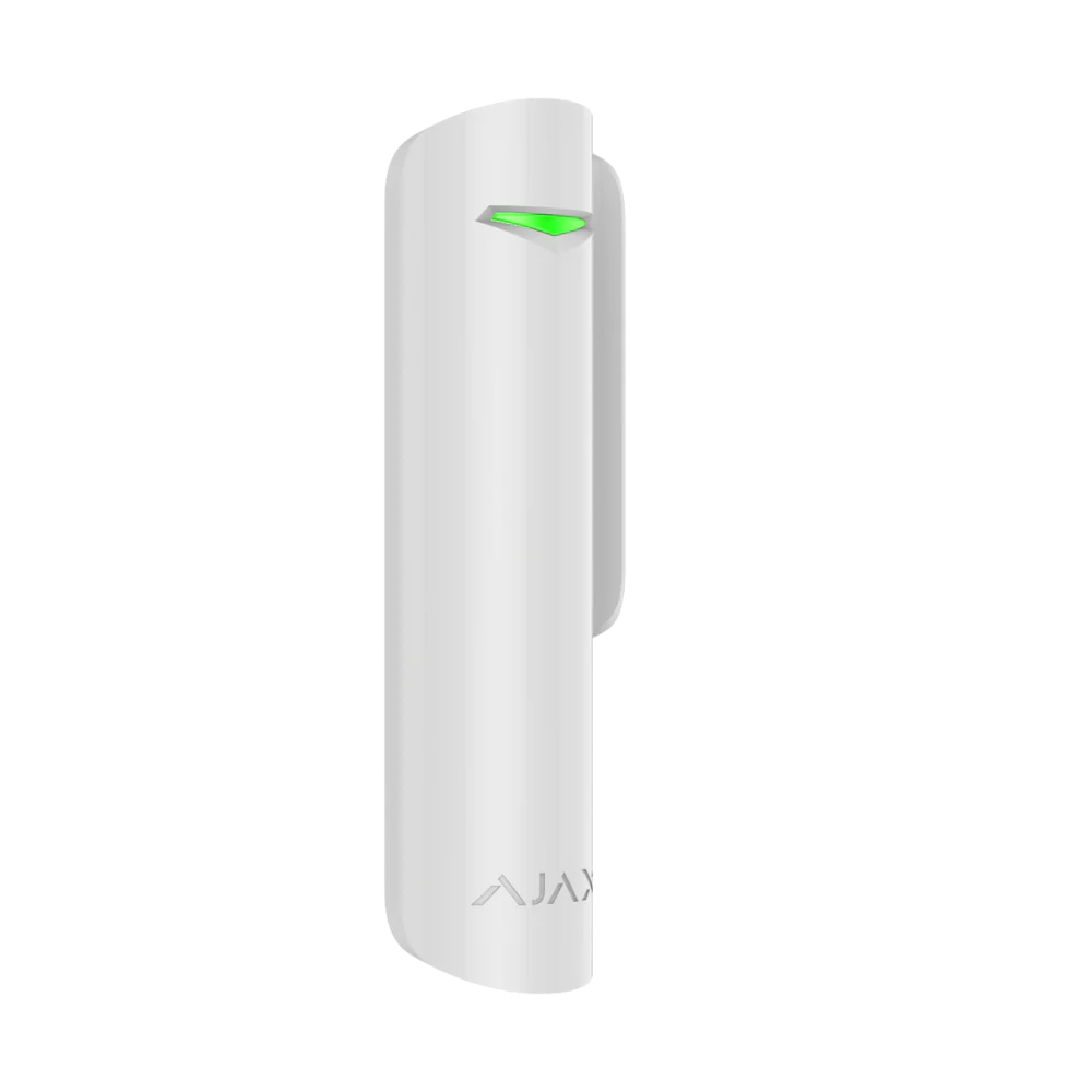 Ajax DoorProtect Jeweller wireless door and window sensor with magnetic reed switch in white or black, alarm security parts.