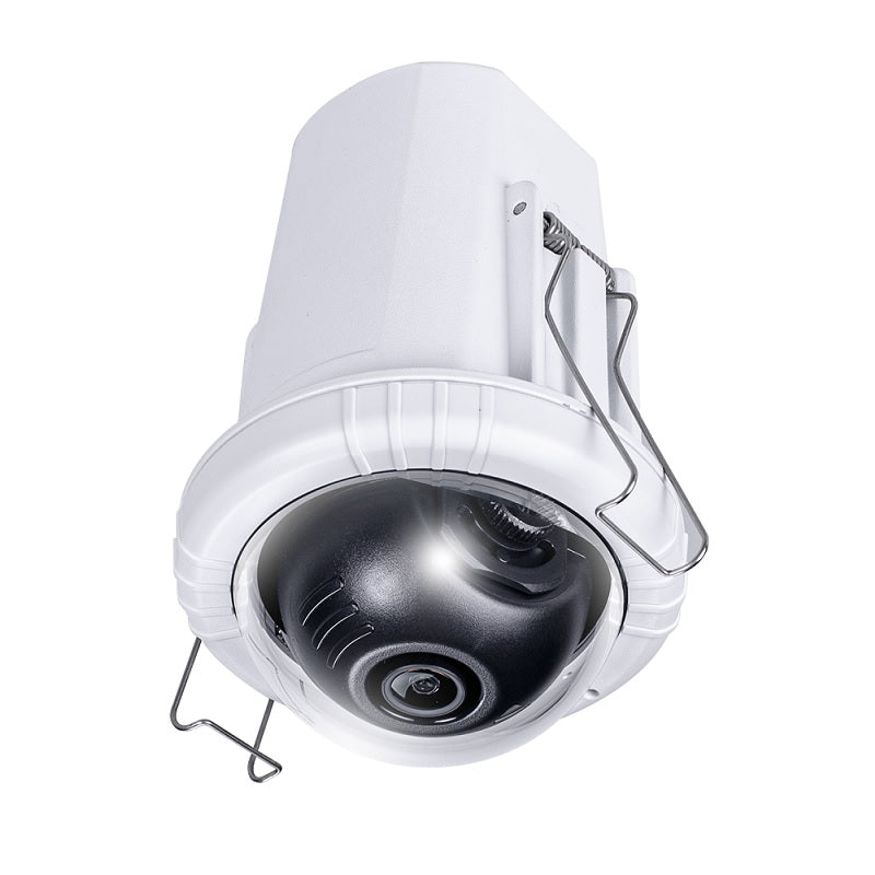 VIVOTEK FD9182-H 5MP Recessed Mount Fixed Dome IP Camera with WDR Pro, SNV, Smart Stream III, Built-in Mic, and PoE Support