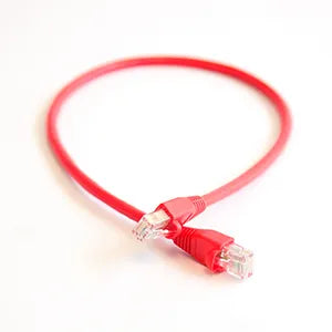 Garland 2.0m CAT6 RJ45 to RJ45 Red Patch Lead – 24AWG PVC Network Cable | MADMT6L45452.0RD