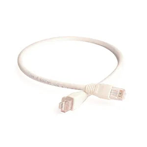 Garland MT6L45450.5WH Slim Cat6 RJ45 Patch Lead – 0.5m – White – PVC Sheath – 24AWG
