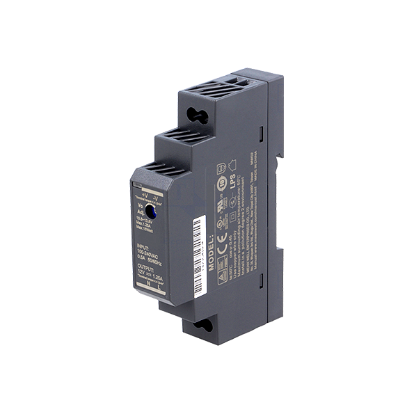 GL-HRF-12/1.25A Stabilised DIN Rail Power Supply – 12VDC, 1.25A for Art 7 IP Monitors (G+ IP System) Product Description