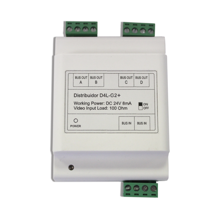 GL-D4L-G2+ 4-Output Video Distributor – For G2+ Digital Intercom Systems