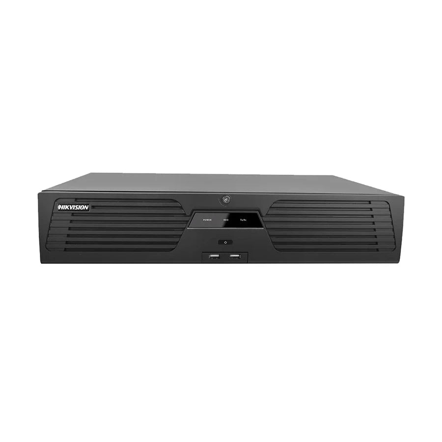 Hikvision 9664NI-M8 64ch M-Series NVR, 400Mbps, 8K, VGA/HDMI, 8 Bay, 3RU with HDD