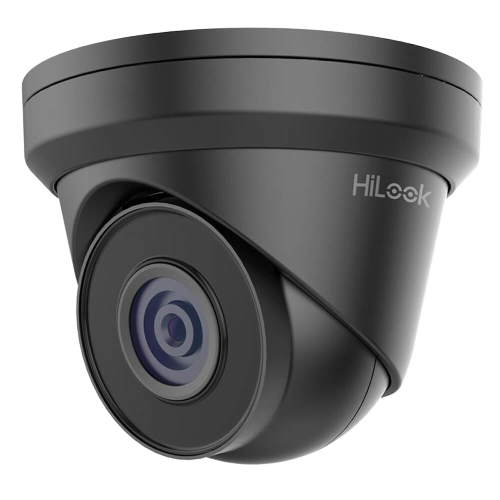 HiLook 8x 4MP IP cameras (Black) IPC-T240H-MU + Hilook 8 Channel PoE NVR 4K + WD HDD Kit