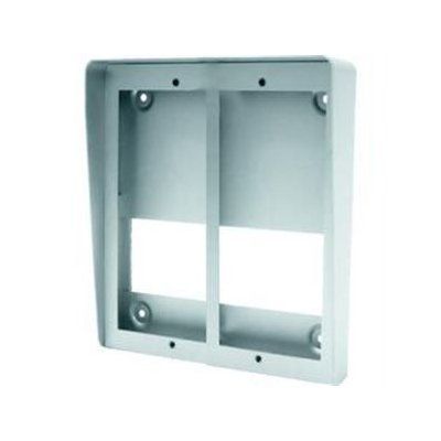 GL-825AL Slim Surface Box with Integrated Rain Shield – For Stadio Compact Coded Panels with 3202/AL Module