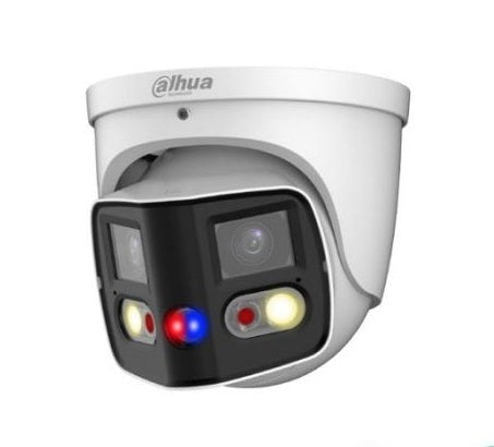 DAHUA DH-IPC-PDW3849-A180-AS-PV-ANZ wizsense series ip camera AI 180° tioc duo 2x4mp dual lens 120 wdr metal 2.8mm fixed lens full colour