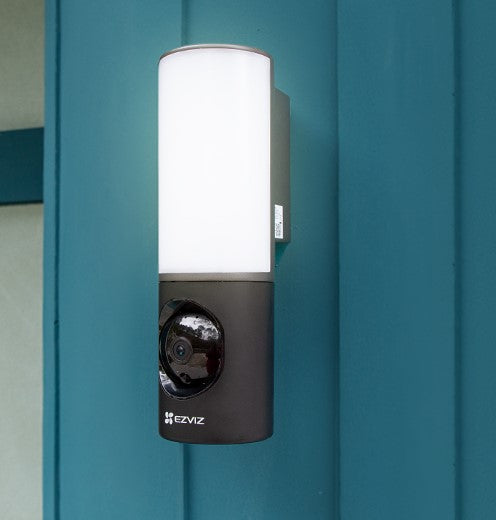 EZVIZ LC3 Smart Security Wall-Light 4MP, AI Powered, night vision,two-way talk Camera