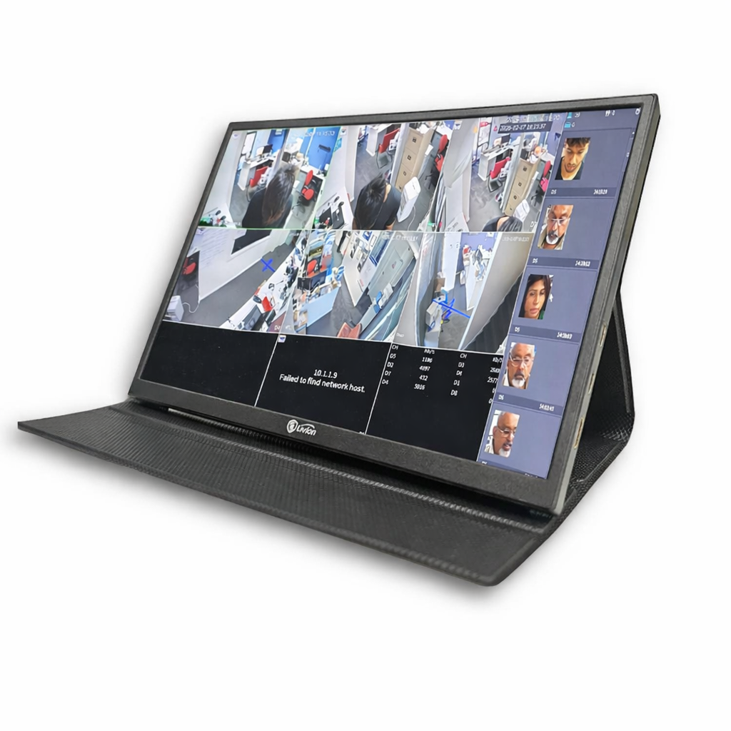 Livion 10.5″ Portable FHD IPS Monitor (1920×1280) – Built-in Speaker, HDR, 60 Hz Refresh Rate Display for CCTV & Security Systems PM101 - CCTV Importers