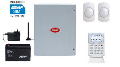 Ness D16XCEL 4G KPX+ KP & GUARDALL GQ20 QUAD PIR Alarm KIT