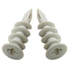 CCTV TRADIE Wallmate Nylon Plasterboard Anchors – Suits 20mm x 6–7 Gauge Screws, Box of 100 | No Pre-Drill Drywall Fixing | Part No. WALLMATE