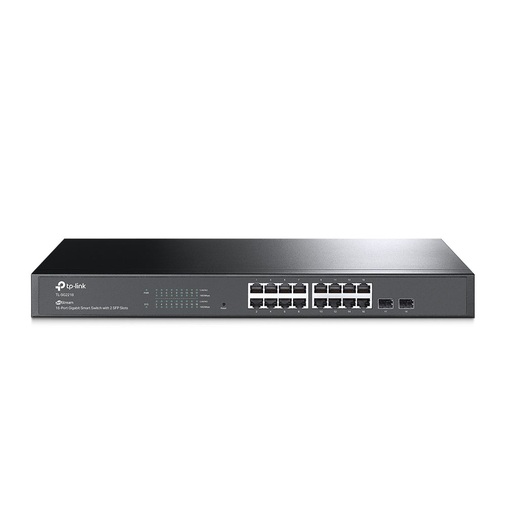 TP-Link TL-SG2218 (EOL) – JetStream 16-Port Gigabit Smart Managed Switch with 2 SFP Slots