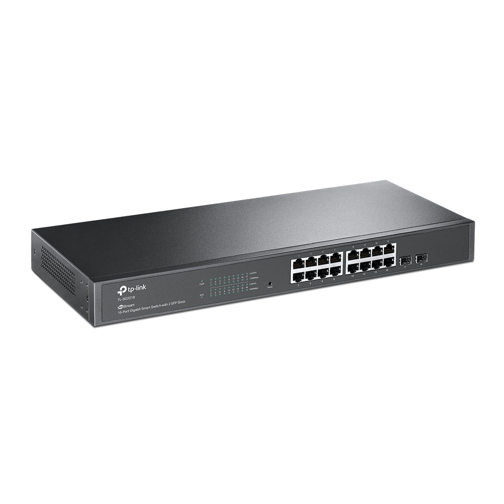 TP-Link TL-SG2218 (EOL) – JetStream 16-Port Gigabit Smart Managed Switch with 2 SFP Slots