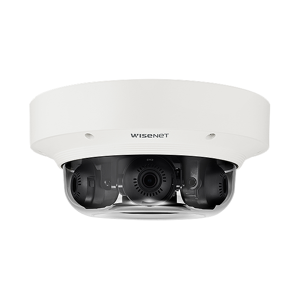 WISENET CT-PNM-9084QZ Dome PTRZ P Series 4K Multi-Sensor Vandal with 3-6mm Motorised Vari-Focal PTRZ (4 x 2MP Modules)