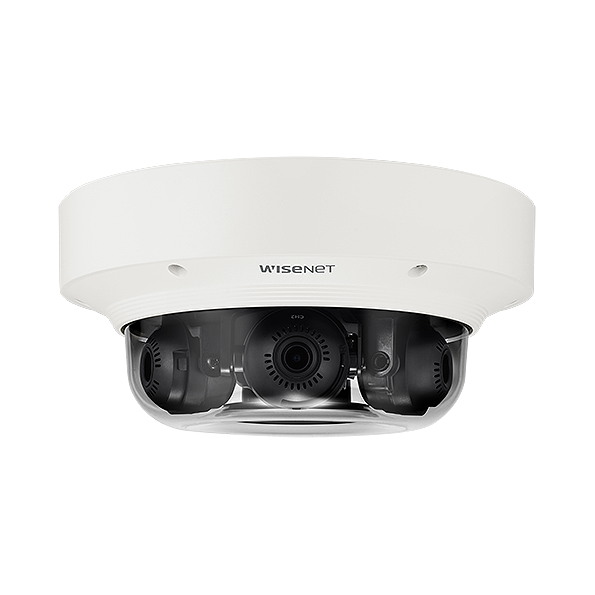 WISENET CT-PNM-9084QZ Hanwha P Series 4K Multi-Sensor Vandal Dome with 3-6mm Motorised Vari-Focal PTRZ (4 x 2MP Modules)