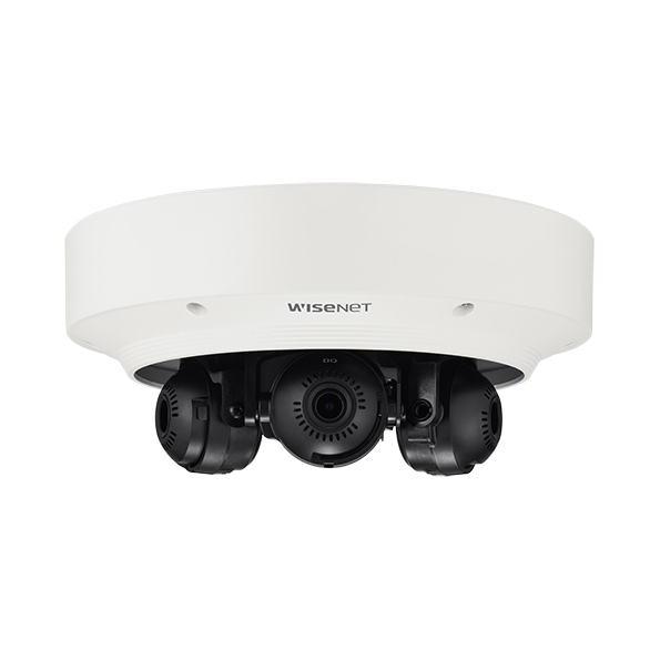 WISENET CT-PNM-9084QZ Hanwha P Series 4K Multi-Sensor Vandal Dome with 3-6mm Motorised Vari-Focal PTRZ (4 x 2MP Modules)