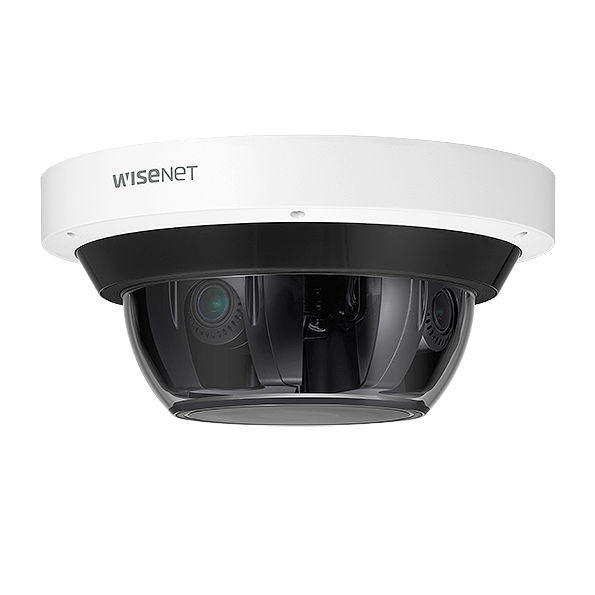 WISENET CT-PNM-9084RQZ Hanwha P Series 4K Multi-Sensor IR Vandal Dome with 3.2-10mm Motorised Vari-Focal PTRZ (4 x 2MP Modules)