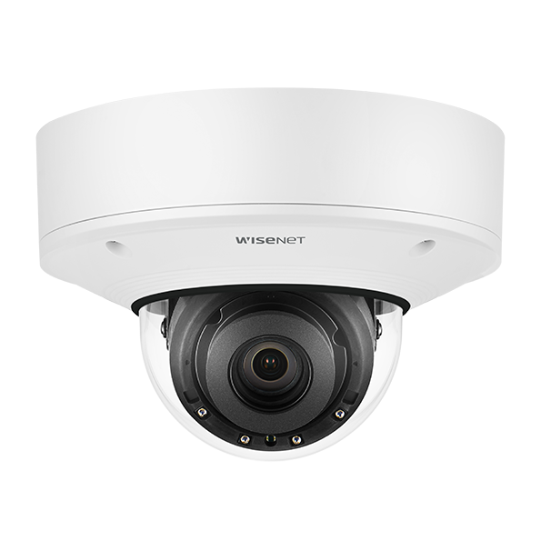 HANWHA HV-PNV-A9081RLP WISENET P Series 4K LPR/ANPR Network IR Vandal Dome Camera (4.5~10mm(2.2x) motorized varifocal)