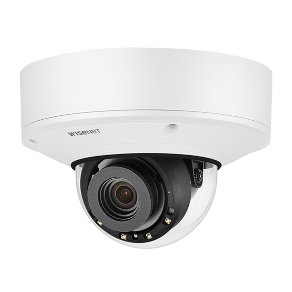 HANWHA HV-PNV-A9081RLP WISENET P Series 4K LPR/ANPR Network IR Vandal Dome Camera (4.5~10mm(2.2x) motorized varifocal)