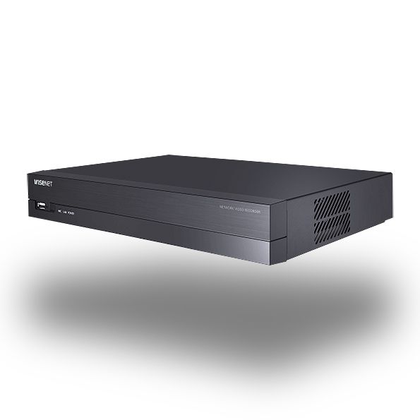 Hanwha CT-XRN-420S Wisenet AI NVR / 4CH NVR with PoE Switch by Samsung