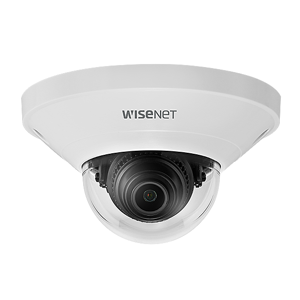HV-QND-8021 Hanwha Vision Wisenet Q Series 5MP Mini Dome IP Camera | 4mm Fixed Lens | HDMI Output | H.265 | PoE