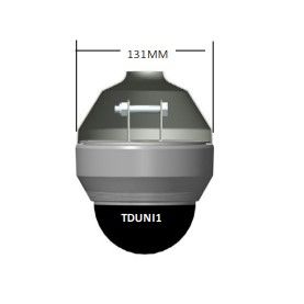 WISENET SC-TDUNI1B TDUNI1 Mounting Kit in Black for CCTV Cameras and Smoke Detectors. TDUNI1 Mounting kit for cameras and smoke detectors (up to 130mm Diameter)