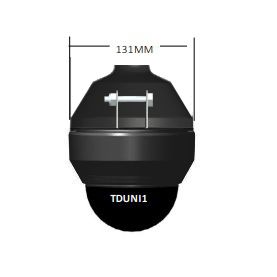 WISENET SC-TDUNI1B TDUNI1 Mounting Kit in Black for CCTV Cameras and Smoke Detectors. TDUNI1 Mounting kit for cameras and smoke detectors (up to 130mm Diameter)