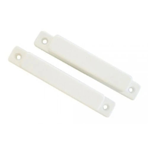 ROLA Style Reed Switch – White Surface Mount, 50mm Gap – Magnetic Door Contact Sensor for Security Systems - CCTV Importers
