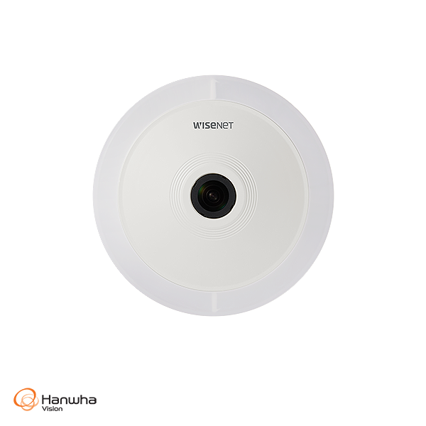 WISENET HV-TNF-9010 Hanwha Vision 12MP Sensor Fisheye Parking Guidance Camera, built-in AI vehicle detection 12MP images T series