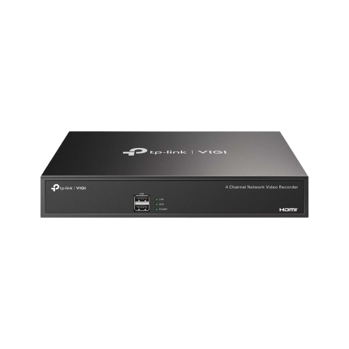 Tp-Link VIGI 4x 5MP CCTV Kit with 4 Channel NVR including HDD, VIGI C455 5MP, NVR1004H-4P