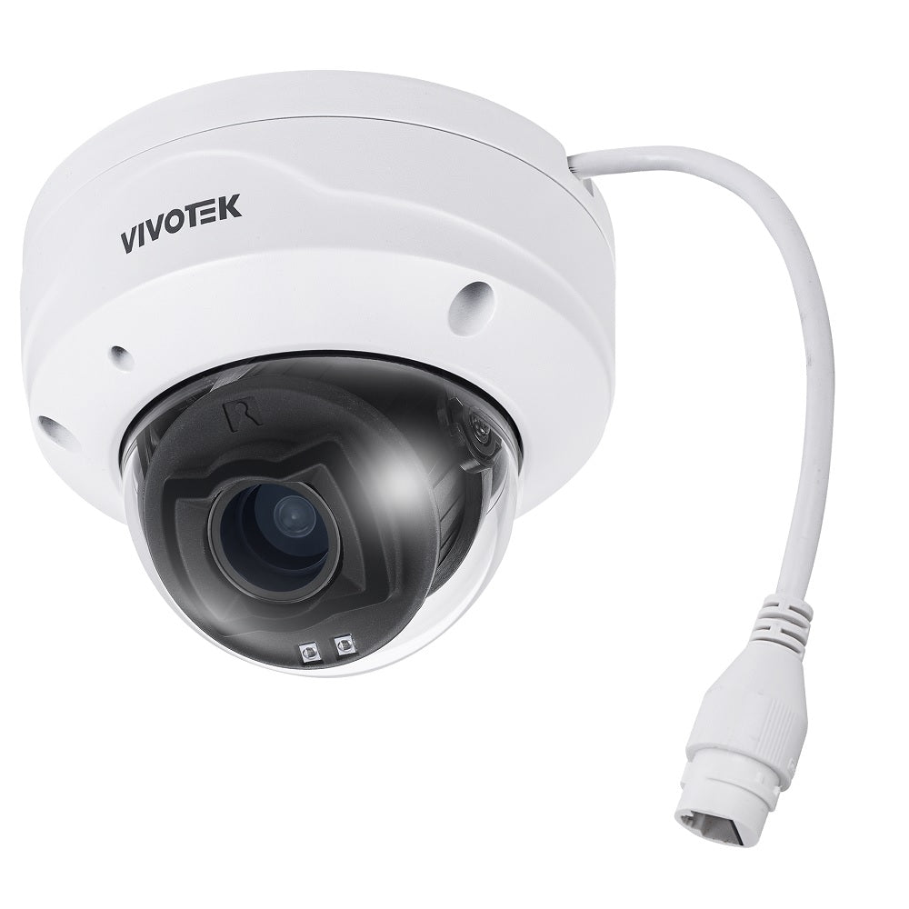 VIVOTEK FD9383-HTV 5MP Fixed Dome Network Camera – Motorized Varifocal Lens, Smart VCA, WDR Pro, IP66 & IK10