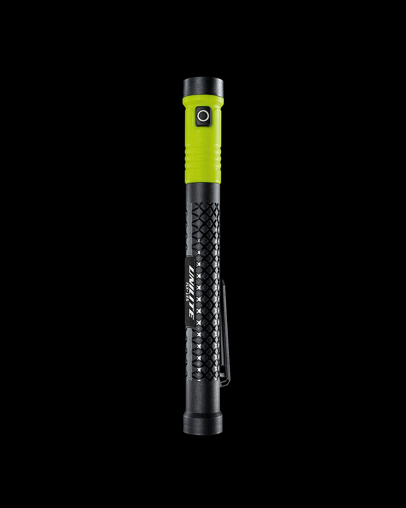 UNILITE FLX-125 Telescopic Magnetic LED Inspection Light – 125 Lumens, IP65/IK09, Rechargeable Li-ion, Pocket Clip, Black Aluminium