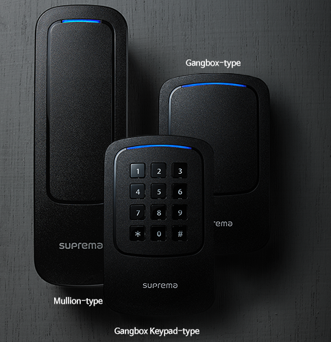 SUPREMA XPD2-MDB XPass D2 室外竖框紧凑型读卡器、RS-485 OSDP 安全连接到 CoreStation、Wiegand、EM、Mifare、DESFire/EV1、FeliCa、移动卡 (NFC/BLE)、IP67、IK08、12V DC、