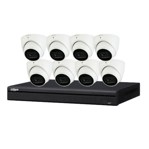 Dahua DH-IPC-HDW3666EMP-S-AUS 8 Cameras with 8CH NVR System (6MP Camera) CCTV Kit