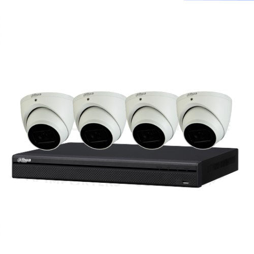 Dahua DH-IPC-DH-IPC-HDW3867EM-S-IL-ANZ 4 Cameras with 4CH AI NVR System (8MP Camera) CCTV Kit