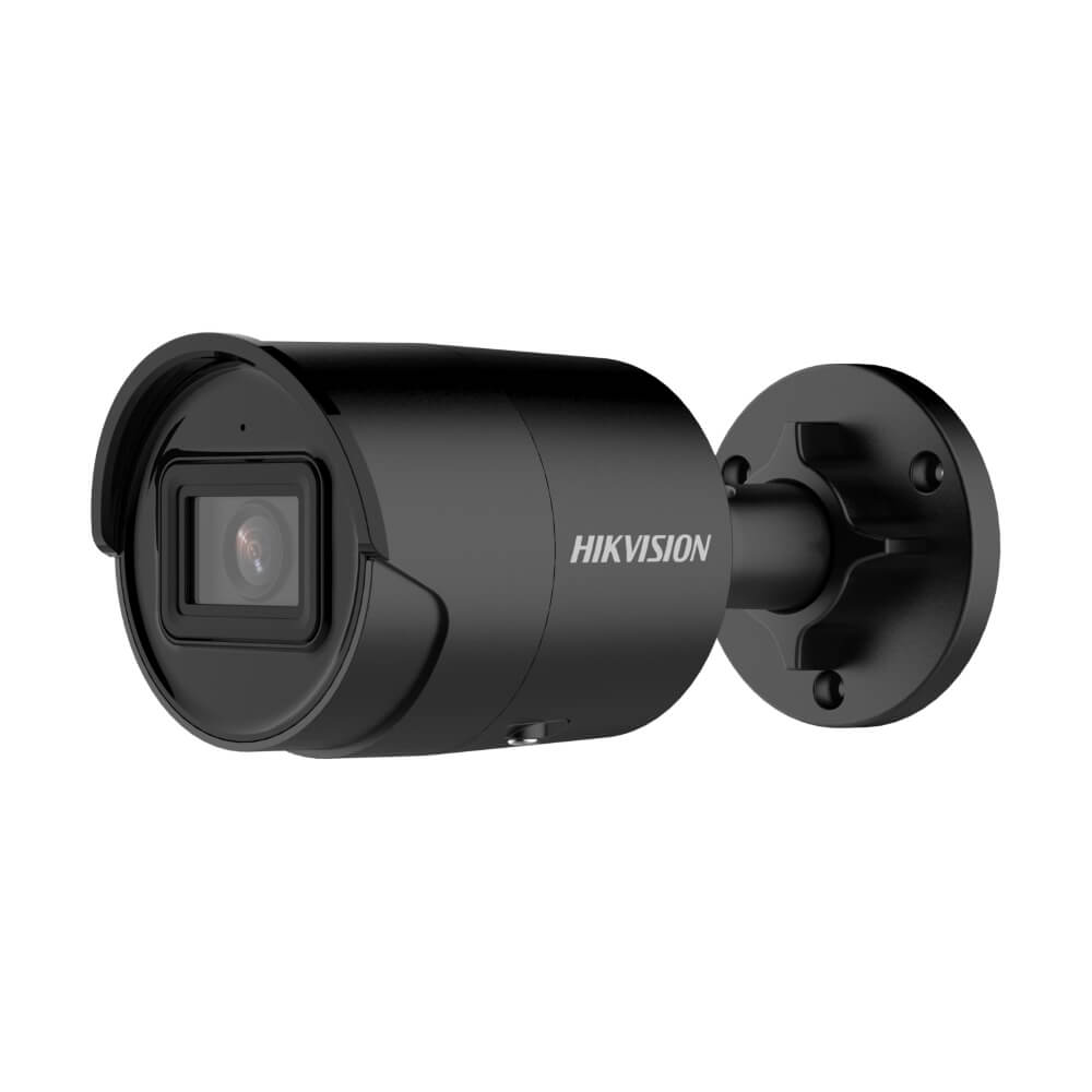 Hikvision 6MP Mini Bullet Camera, AcuSense, DarkFighter, H.265+, 40m IR, Built-in Microphone, IP67 (DS-2CD2066G2-I(U))