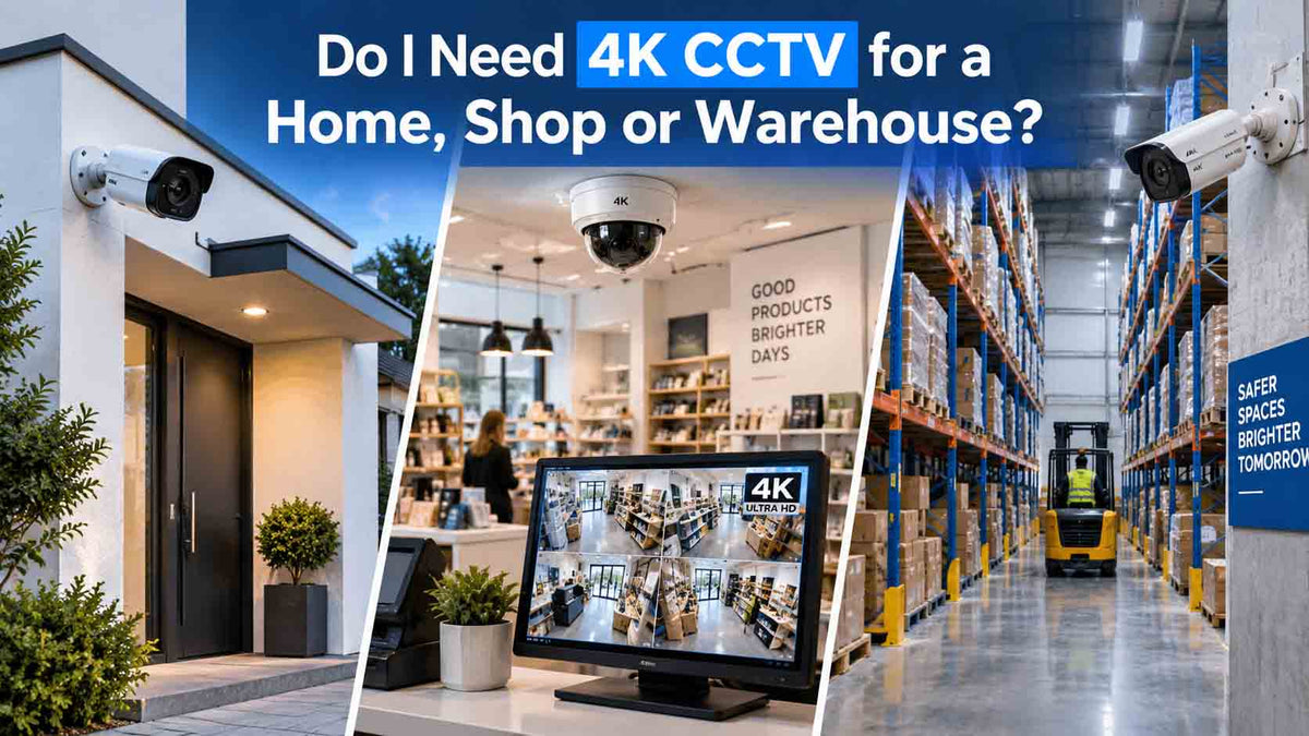 Do I Need 4K CCTV for a Home, Shop or Warehouse?