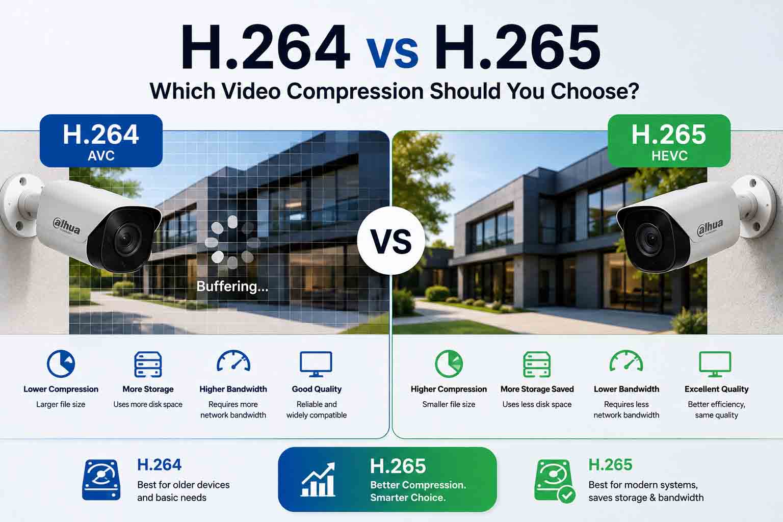 H.264 vs H.265: Which Video Compression Should You Choose?